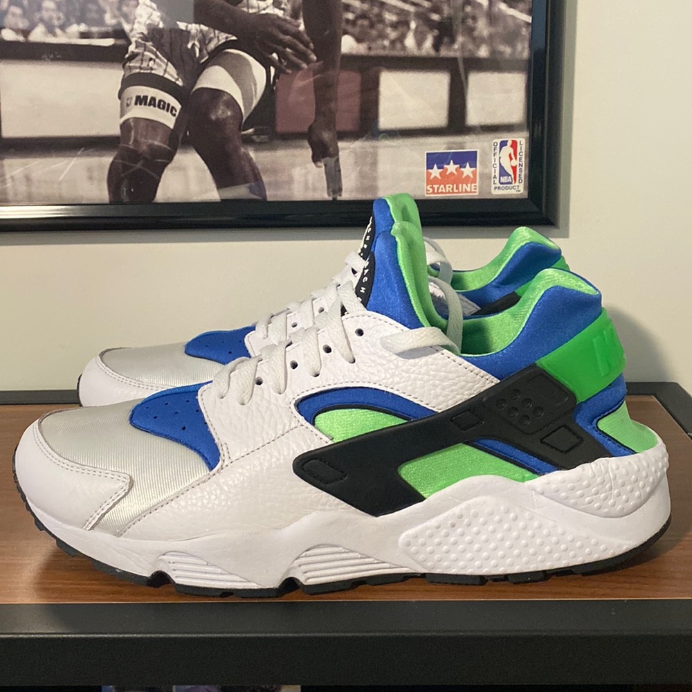Nike air huarache scream green size 13